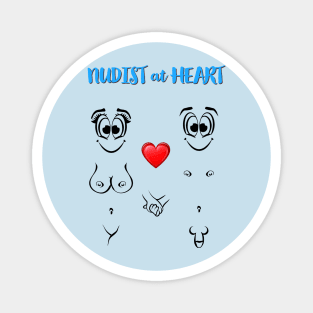 Nudist at Heart Magnet